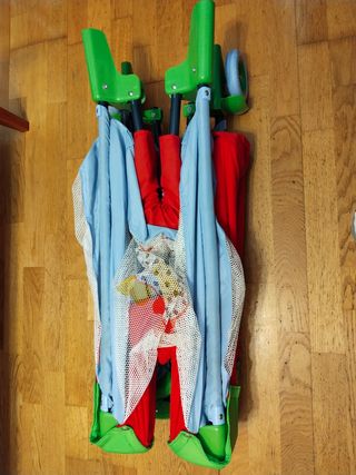 Cuna de viaje / Parque infantil rojo