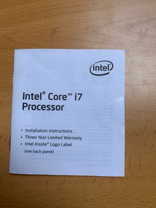 Ventilador Intel para Core i7