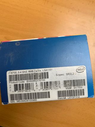 Ventilador Intel para Core i7