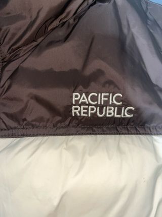 Chaqueta Pacific Republic Marrón y Blanca