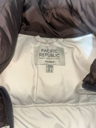 Chaqueta Pacific Republic Marrón y Blanca
