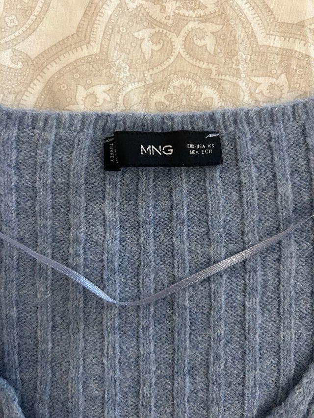 Jersey azul de Mango