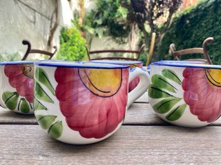 Tazas de porcelana antiguas