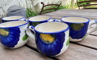 Tazas de porcelana antiguas