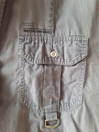Replay hombre camisa gris