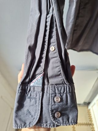 Replay hombre camisa gris