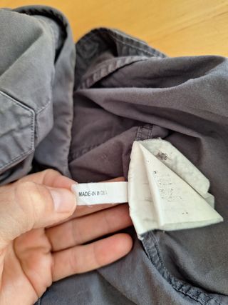 Replay hombre camisa gris