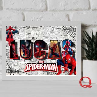 Cuadro Avengers Personalizado con Nombre