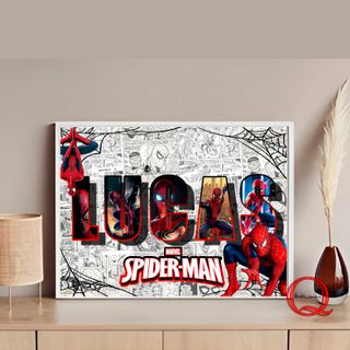 Cuadro Avengers Personalizado con Nombre