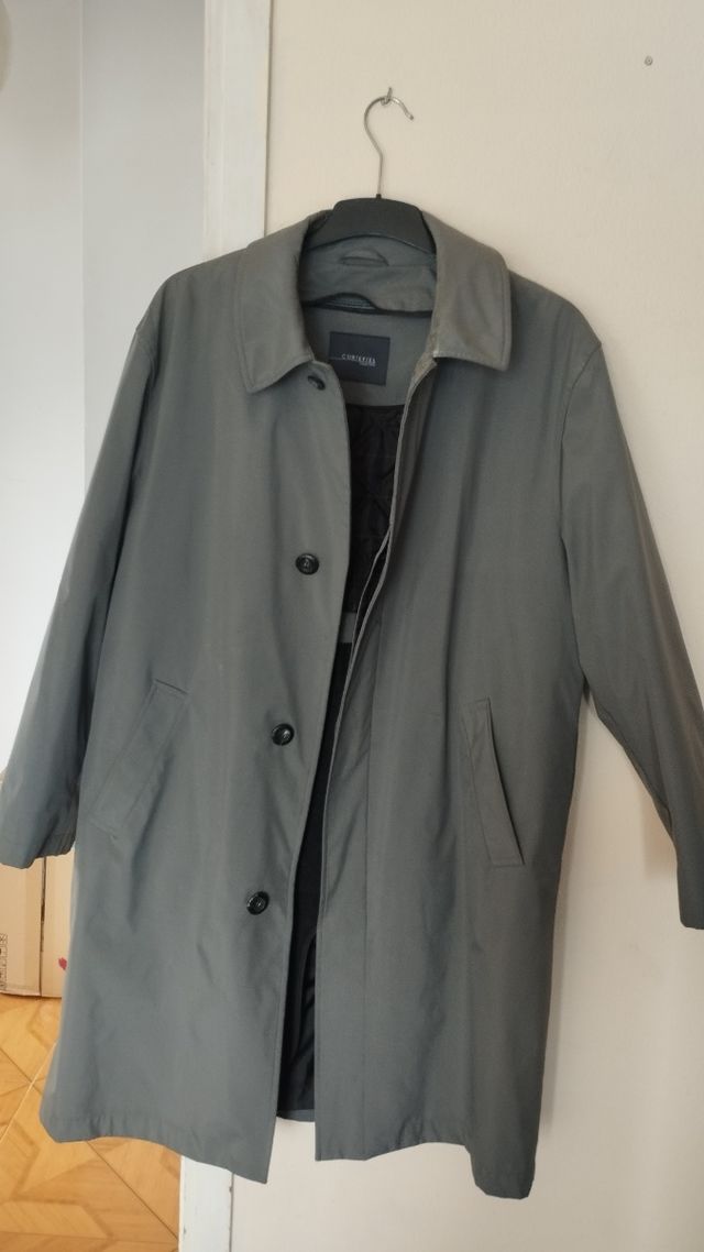 Gabardina Cortefiel Talla M Gris