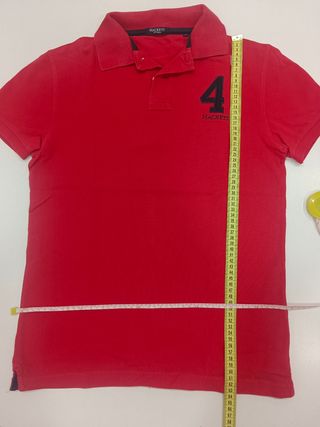 Polo Hackett Rojo Talla Xs
