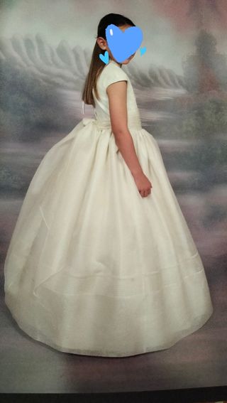 Traje de Comunión Niña color crudo