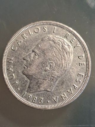 Moneda 5 Pesetas 1983 Juan Carlos I Rey