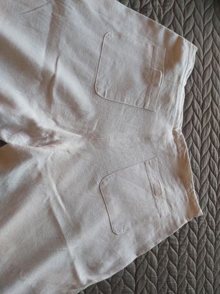 Pantaloni donna estivi misto lino taglia XL