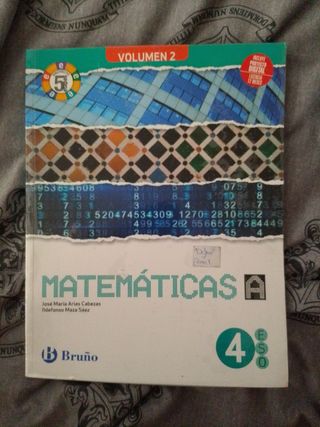 Matemáticas 4 A ESO 3 volúmenes Proyecto 5 etapas