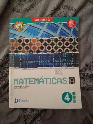 Matemáticas 4 A ESO 3 volúmenes Proyecto 5 etapas