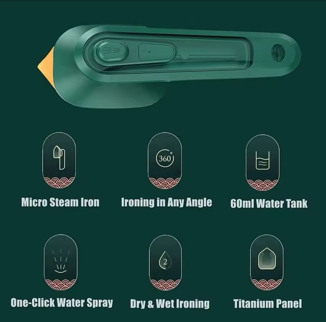 Plancha de vapor portátil para viaje nueva