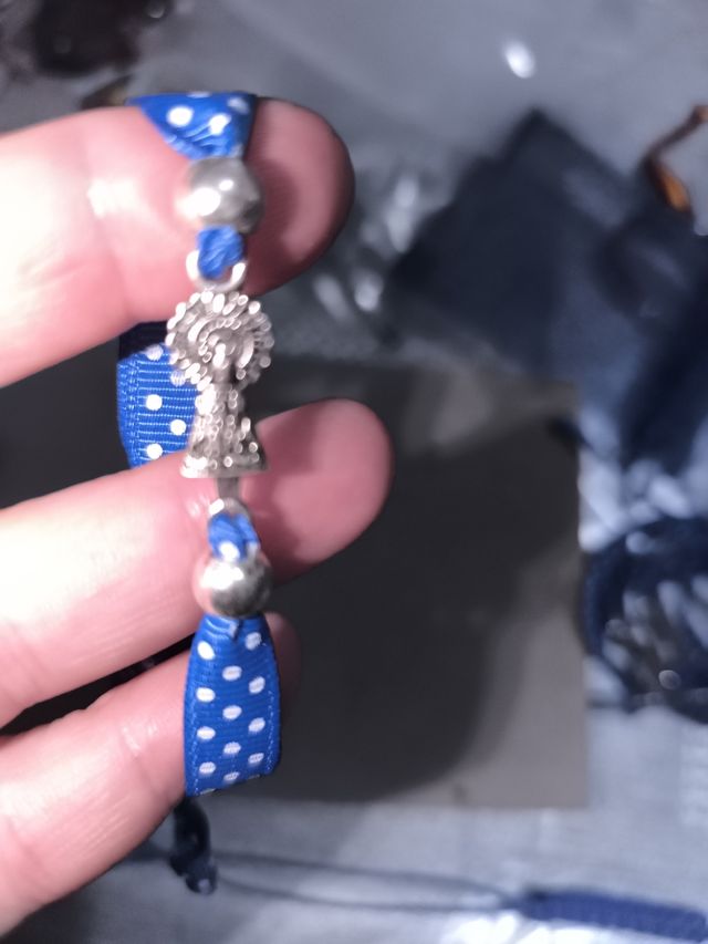Pulsera Virgen del Pilar Hecha a Mano