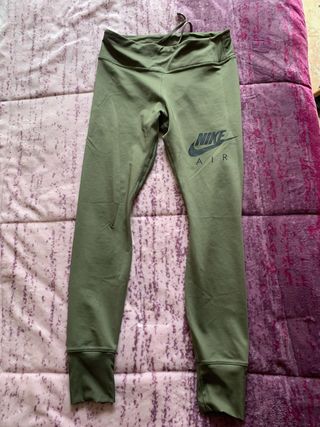 Mallas Nike Mujer Verde Oliva