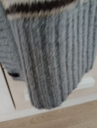 Chaqueta larga de lana