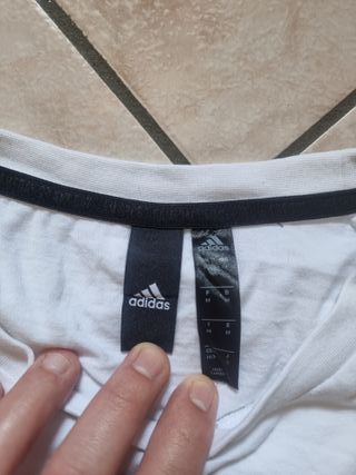 Maglia Adidas bianca taglia M