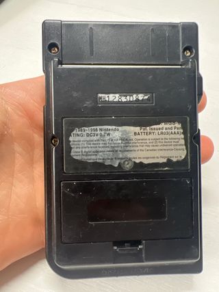 Nintendo Game Boy Pocket Negra reparar