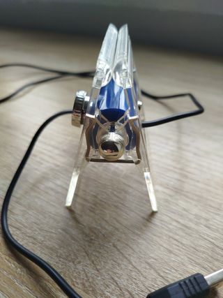 Cámara Web USB Azul y Plata