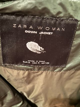 Chaqueta  Zara verde