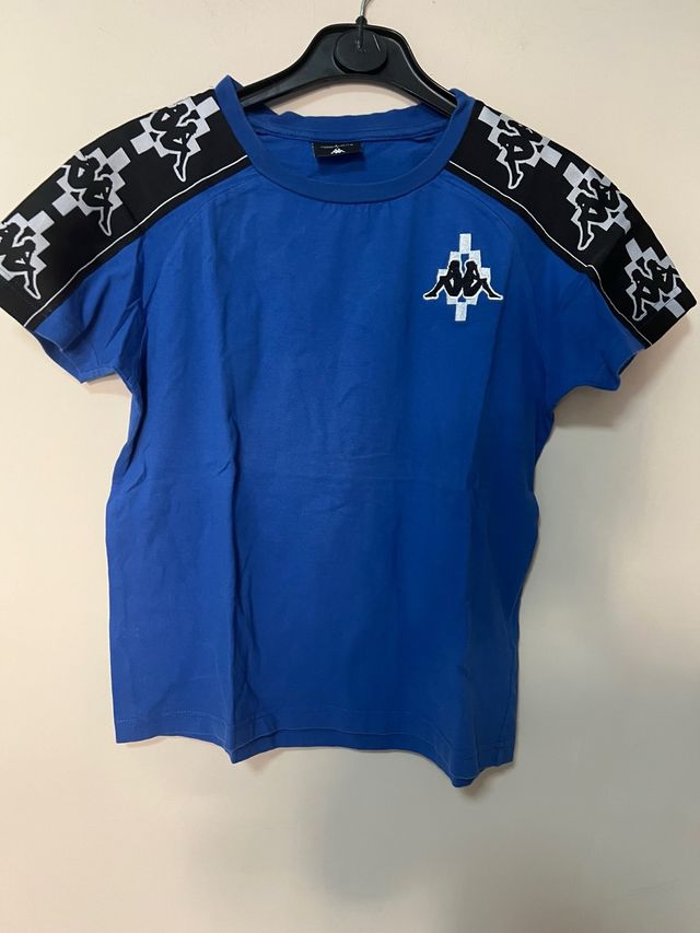 T-shirt Kappa Marcelo Burlon blu