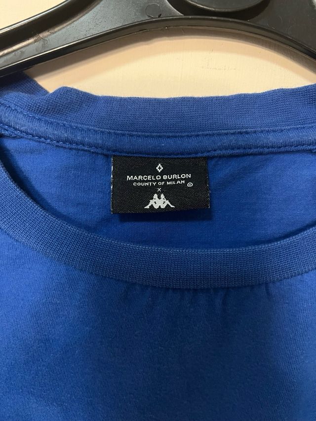 T-shirt Kappa Marcelo Burlon blu