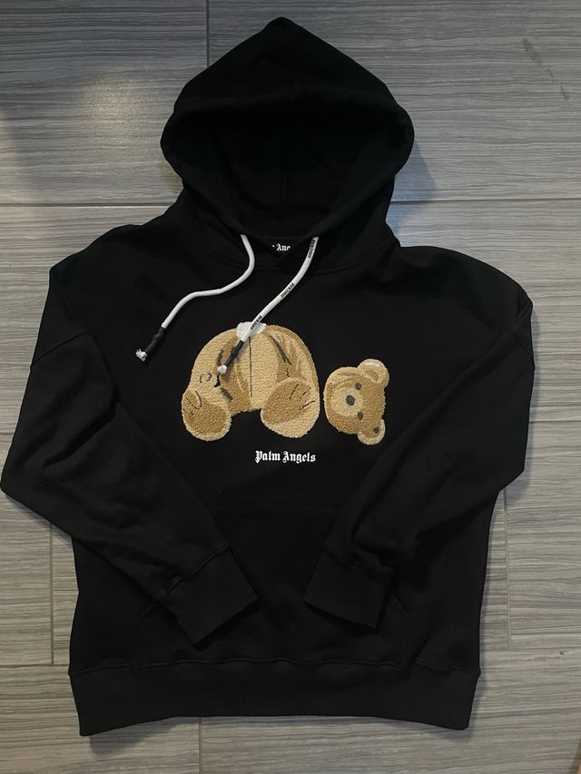 Felpa Palm Angels Orso Marrone Nero