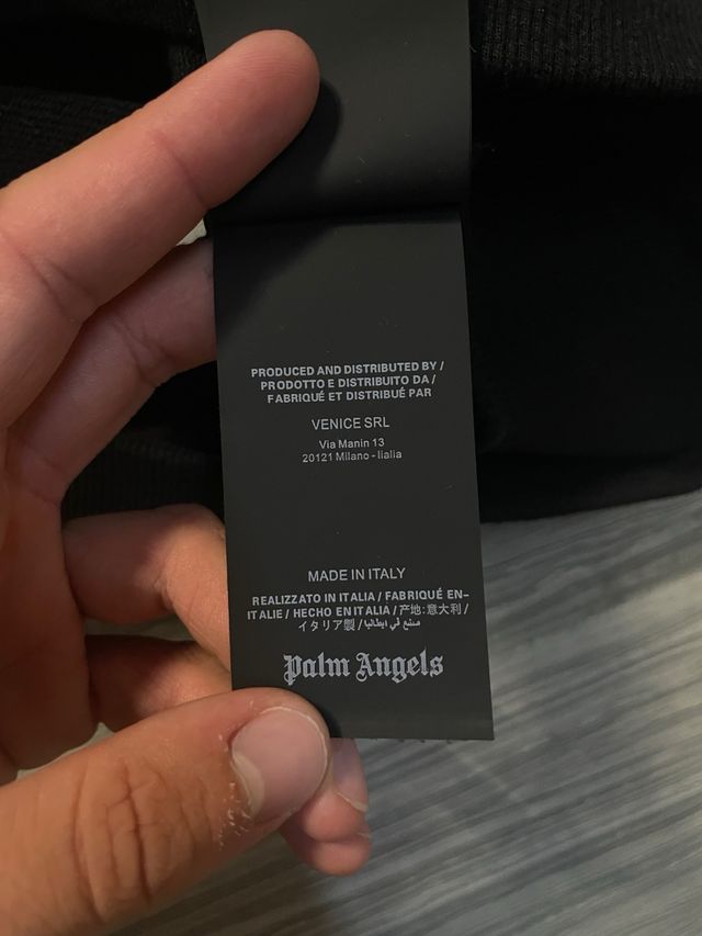 Felpa Palm Angels Orso Marrone Nero