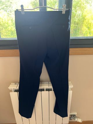 Traje de novio azul