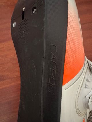 Zapatillas Sidi Ciclismo Blancas Naranja