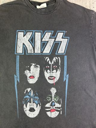 Camiseta vintage Kiss Rock estampada original