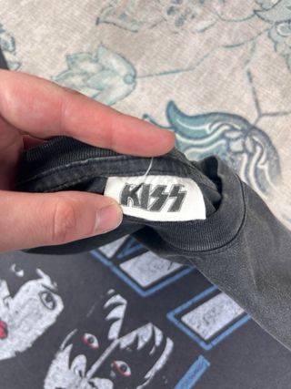 Camiseta vintage Kiss Rock estampada original