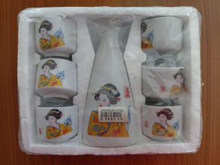 Set Sake Giapponese con 6 Tazzine