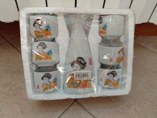 Set Sake Giapponese con 6 Tazzine