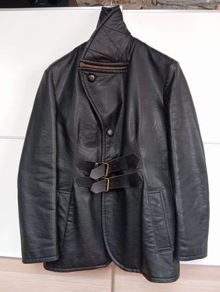 Giacca Emporio Armani ecopelle vintage