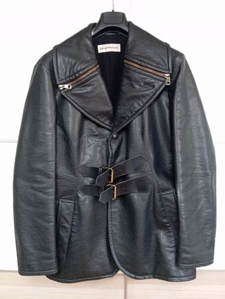 Giacca Emporio Armani ecopelle vintage
