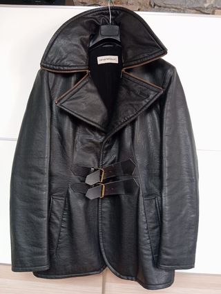 Giacca Emporio Armani ecopelle vintage
