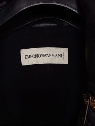 Giacca Emporio Armani ecopelle vintage