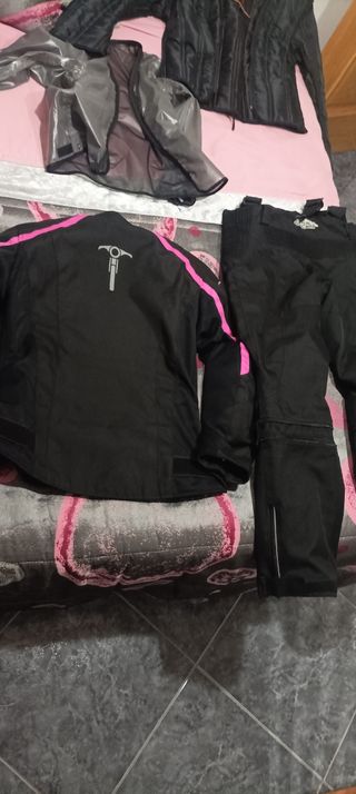 Traje Moto Mujer/Niña Negro