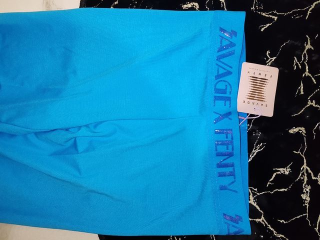 Leggings Savage X Fenty Taglia S Blu Viola