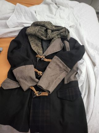 Chaqueta Desigual Negra y Marrón Mujer