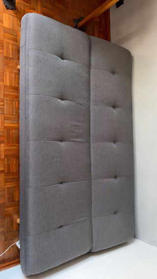 Sofá Cama Gris Tela