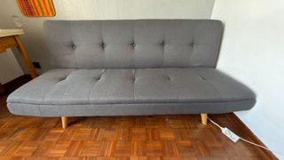 Sofá Cama Gris Tela
