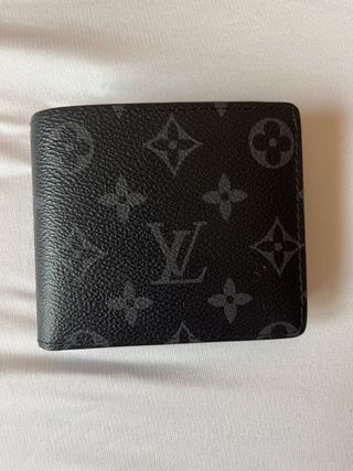 Cartera Louis Vuitton Negra y Gris a buen precio 