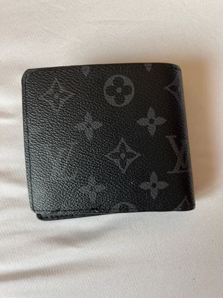 Cartera Louis Vuitton Negra y Gris a buen precio 