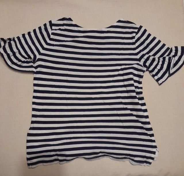 Camiseta marinera niña rayas